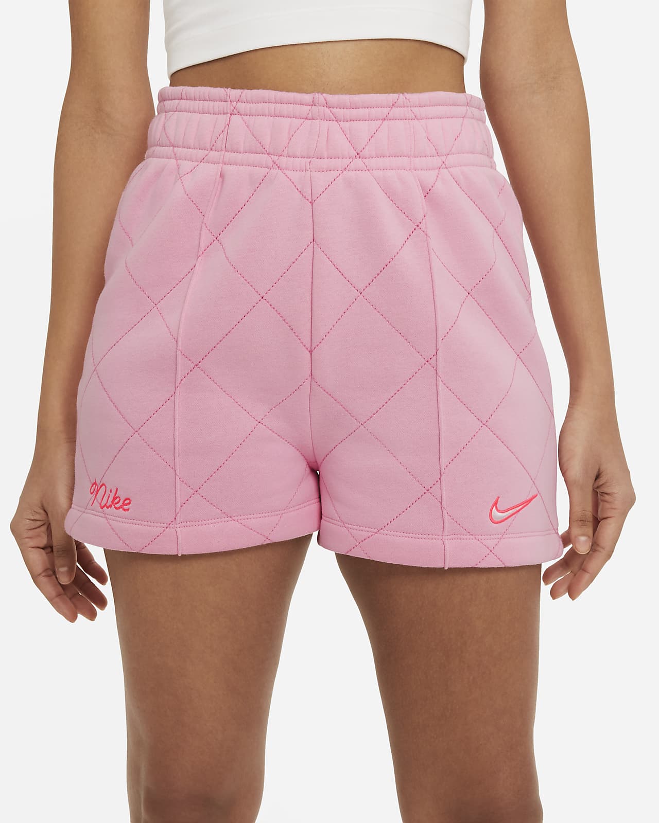 nike fleece shorts for women