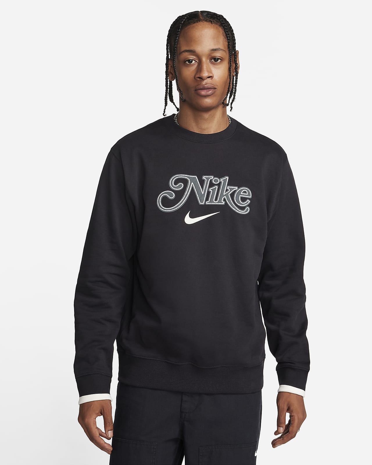 Nike Sportswear Men's Fleece Crew-Neck Sweatshirt. Nike CA