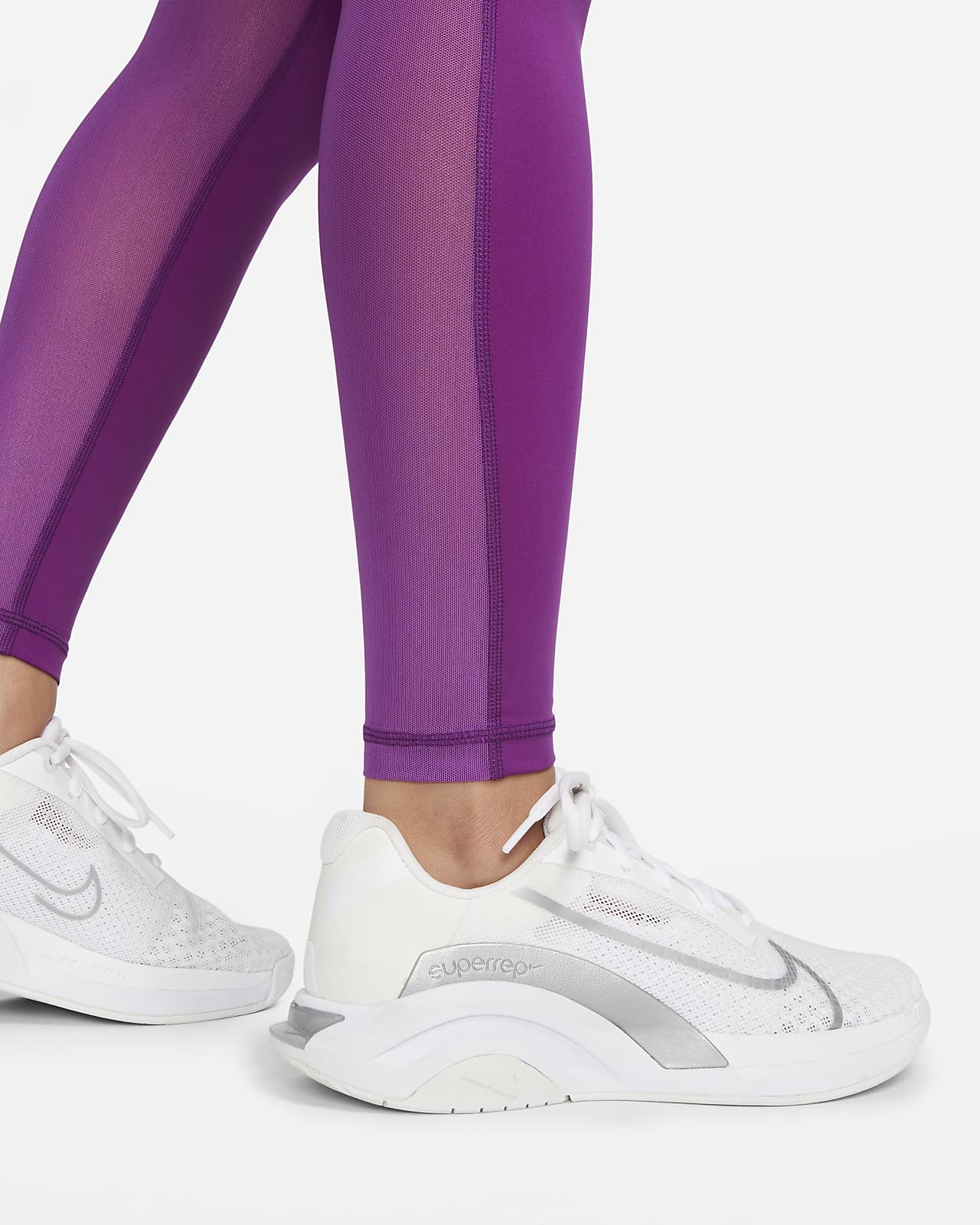 nike pro purple leggings