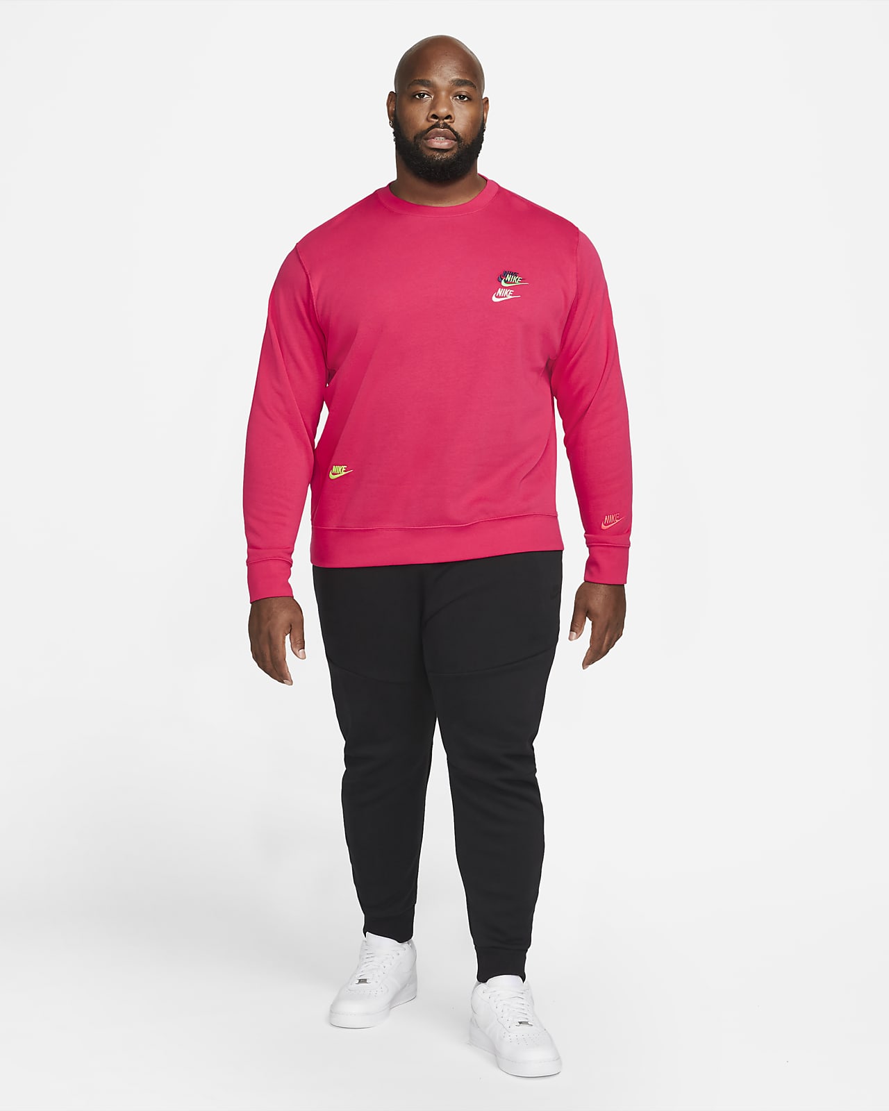 Nike Sportswear Sport Essentials+ Men's Brushed Back Crew. Nike SE