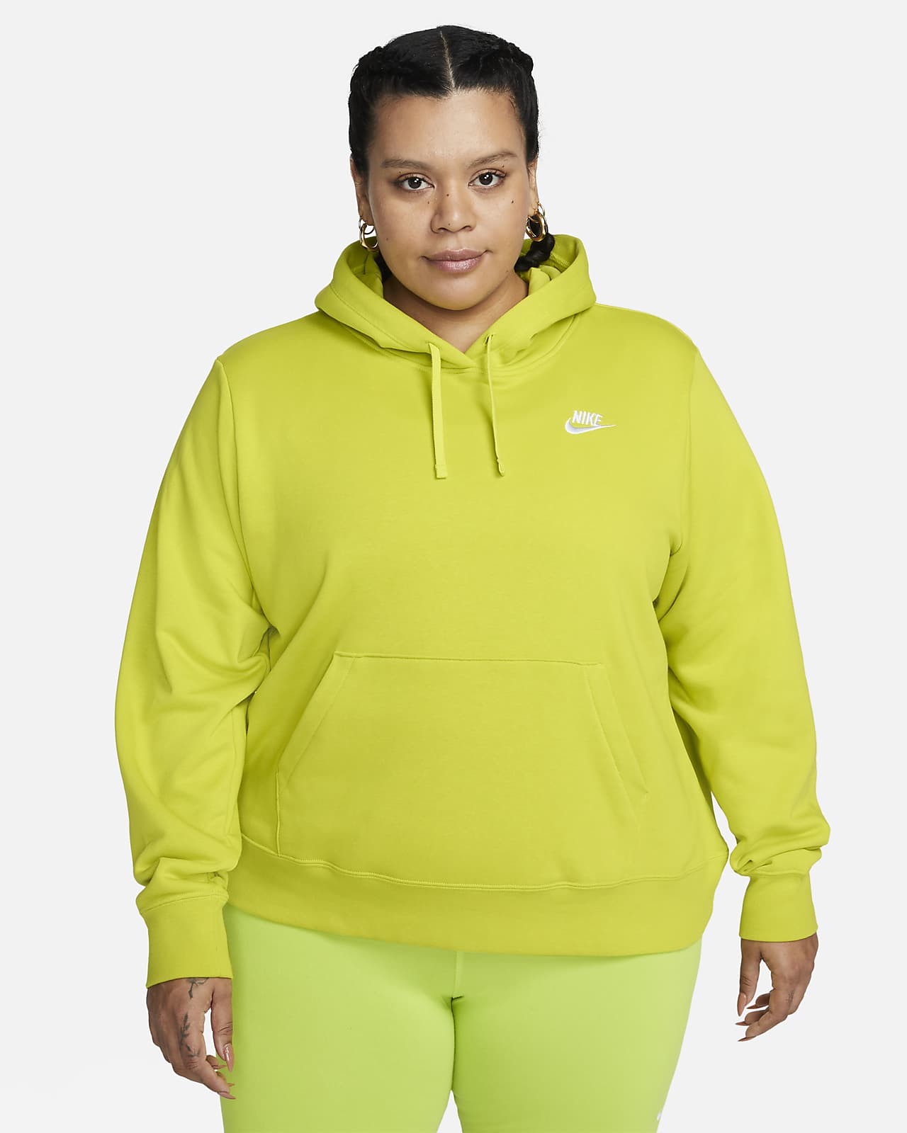 abrazo mecanismo Funcionar Nike Sportswear Club Fleece Women's Pullover Hoodie (Plus Size). Nike.com
