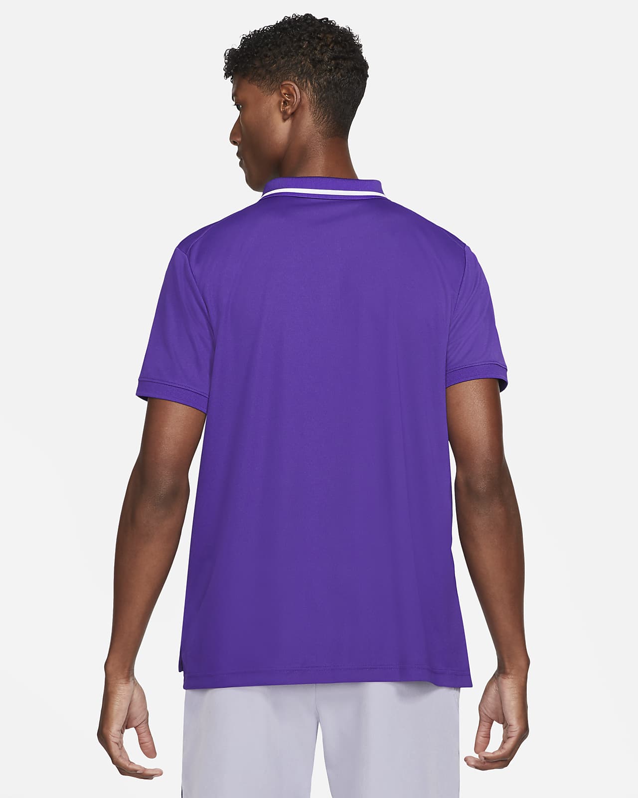 nike court purple shirt