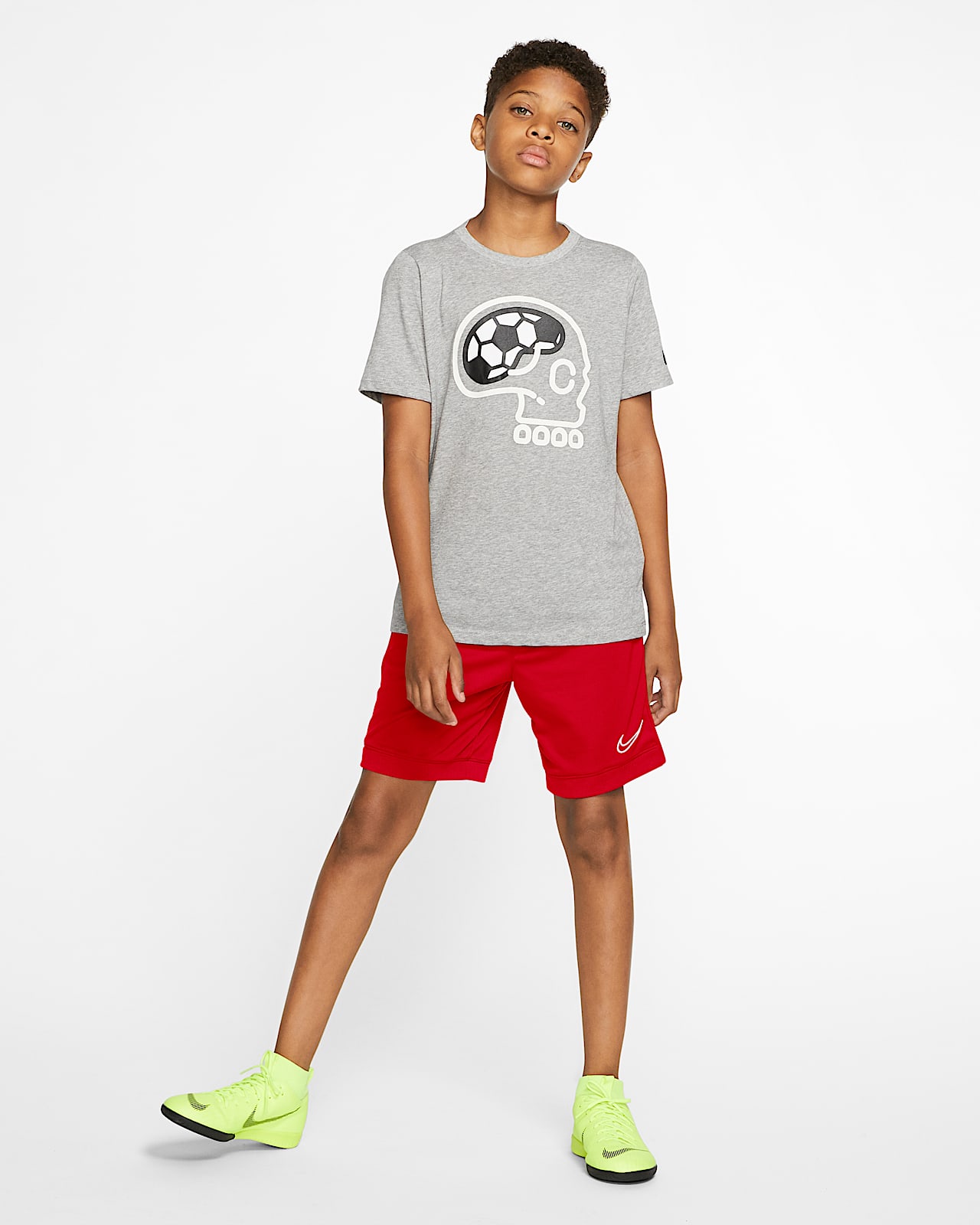 nike grey football shorts