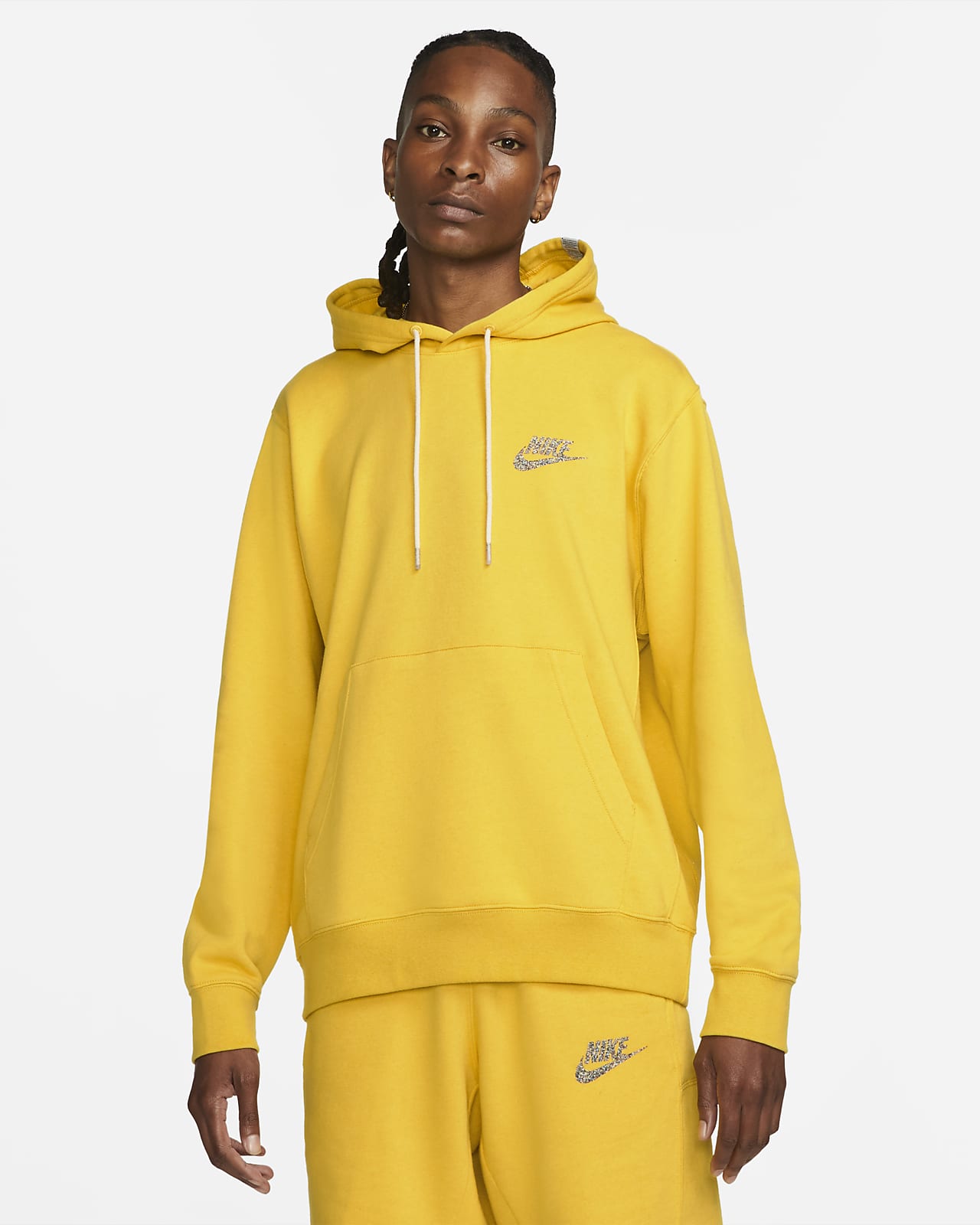 Fleece Pullover Hoodie. Nike GB