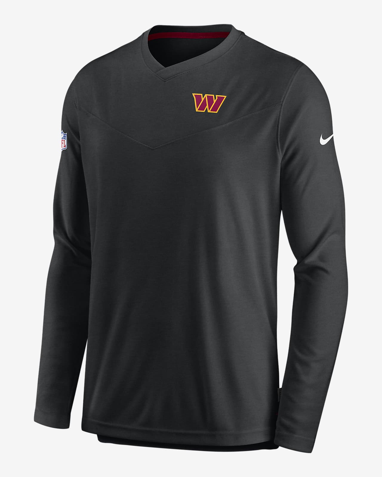 Camiseta de manga larga para hombre Nike Dri-FIT Lockup Coach UV (NFL  Washington Commanders)