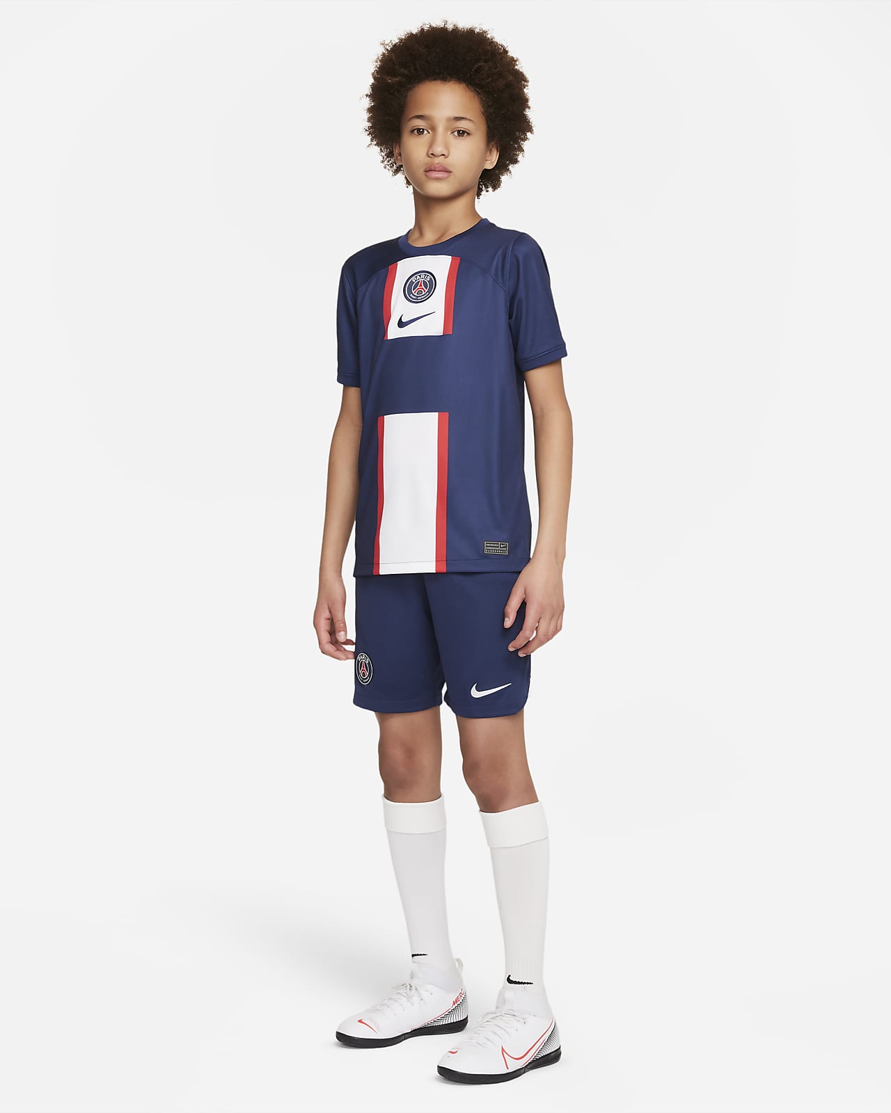 Nike公式 パリ サンジェルマン 22 23 スタジアム ホーム ジュニア ナイキ Dri Fit サッカー ユニフォーム オンラインストア 通販サイト