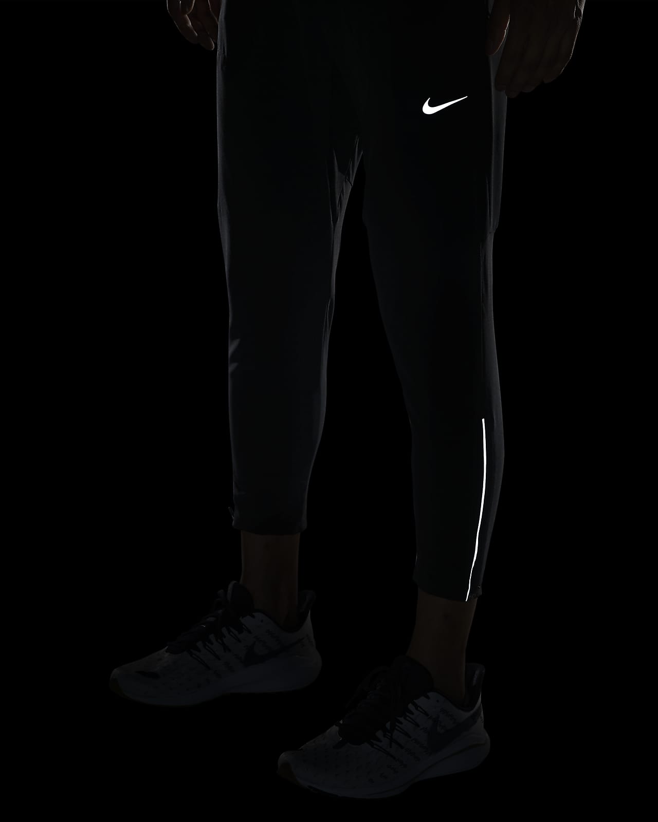 nike pro training collection flex rep joggers in black
