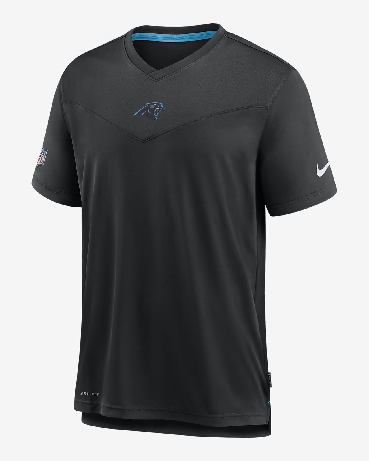 Nike Dri Fit Sideline Coaches Nfl Carolina Panthers Men S V Neck T Shirt Nike Com