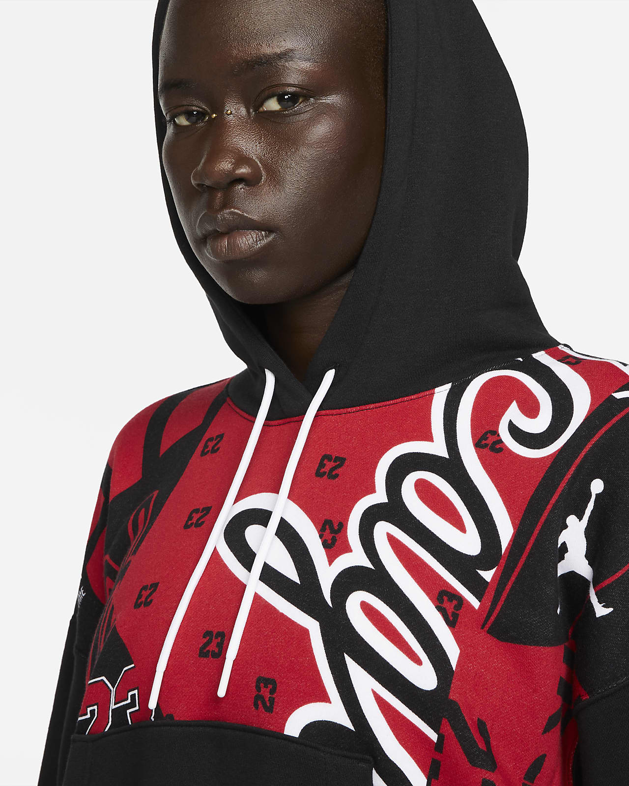 Jordan Sudadera con capucha de tejido Fleece con estampado por toda la  prenda - Mujer. Nike ES