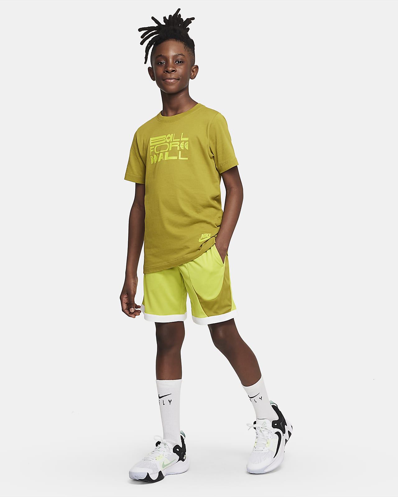 Nike Dri-FIT Older Kids' (Boys') Basketball Shorts. Nike AE