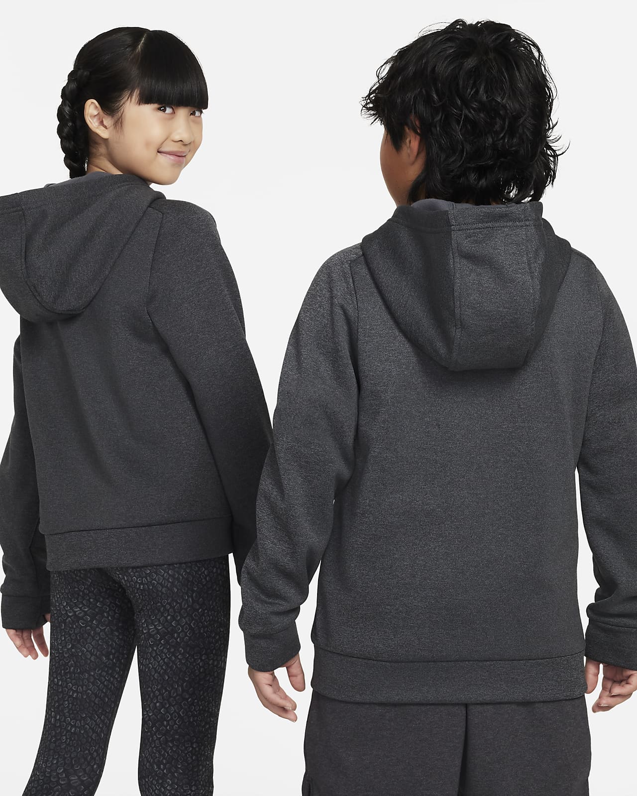 Grey Hoodie Sweatsuit With Black Logo - Kool Kid By Dream Big