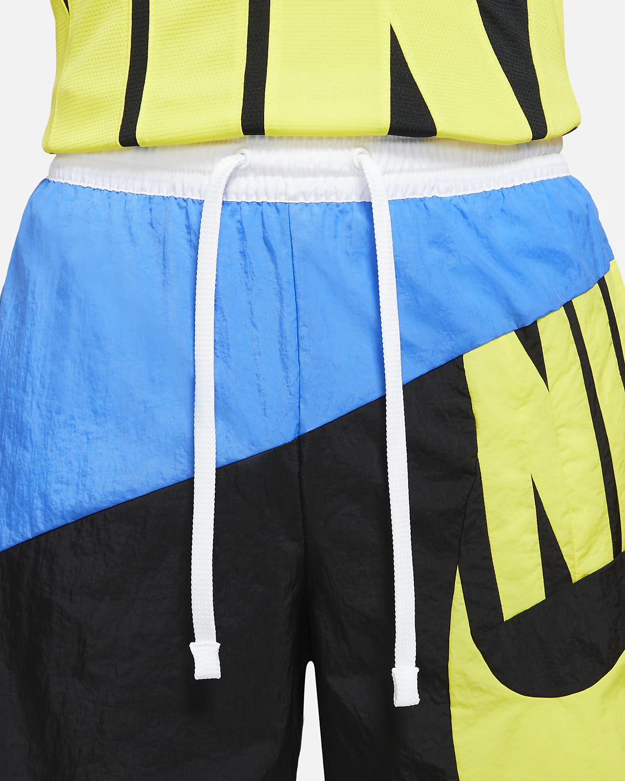 yellow nike basketball shorts