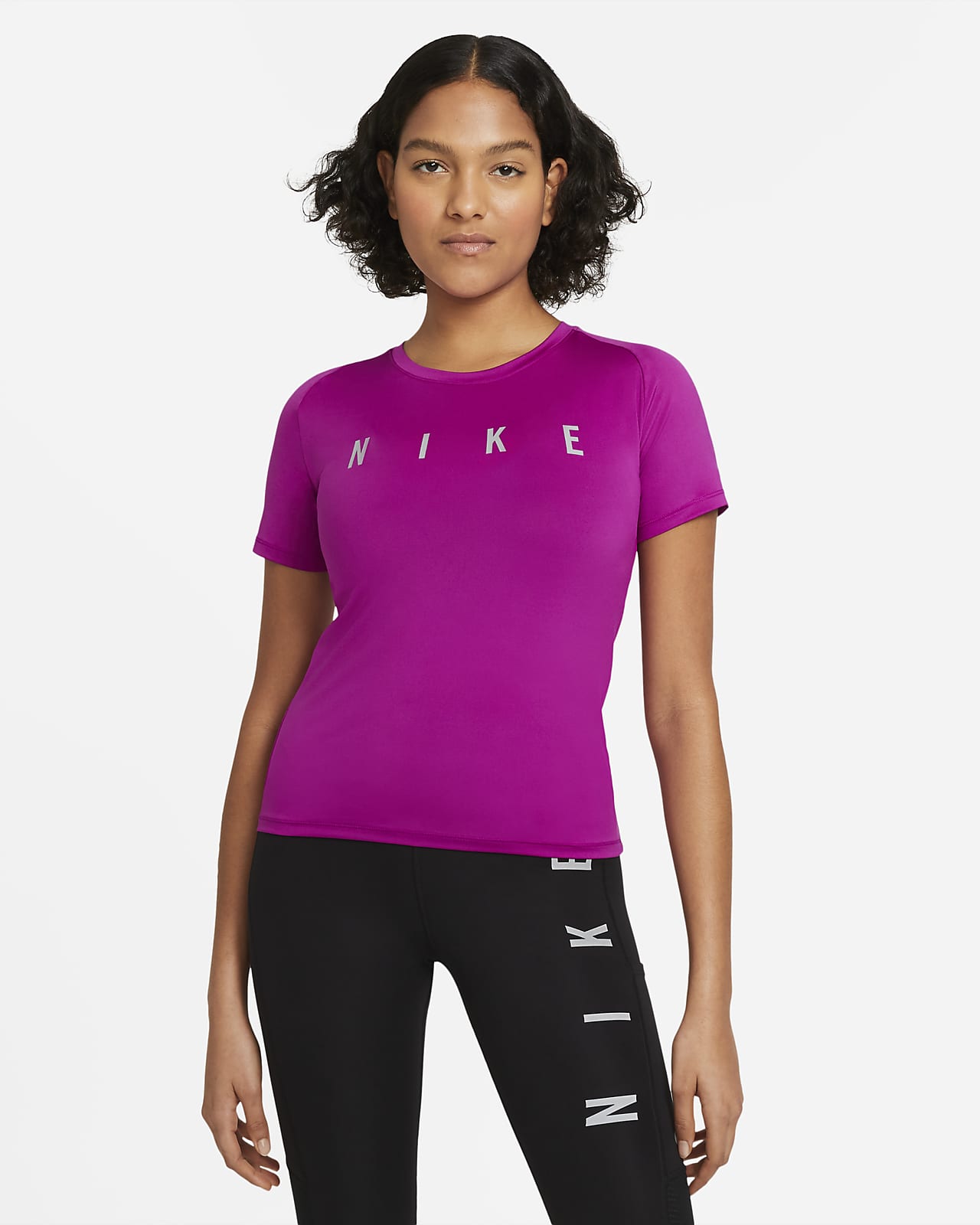 nike women's miler short sleeve running shirt
