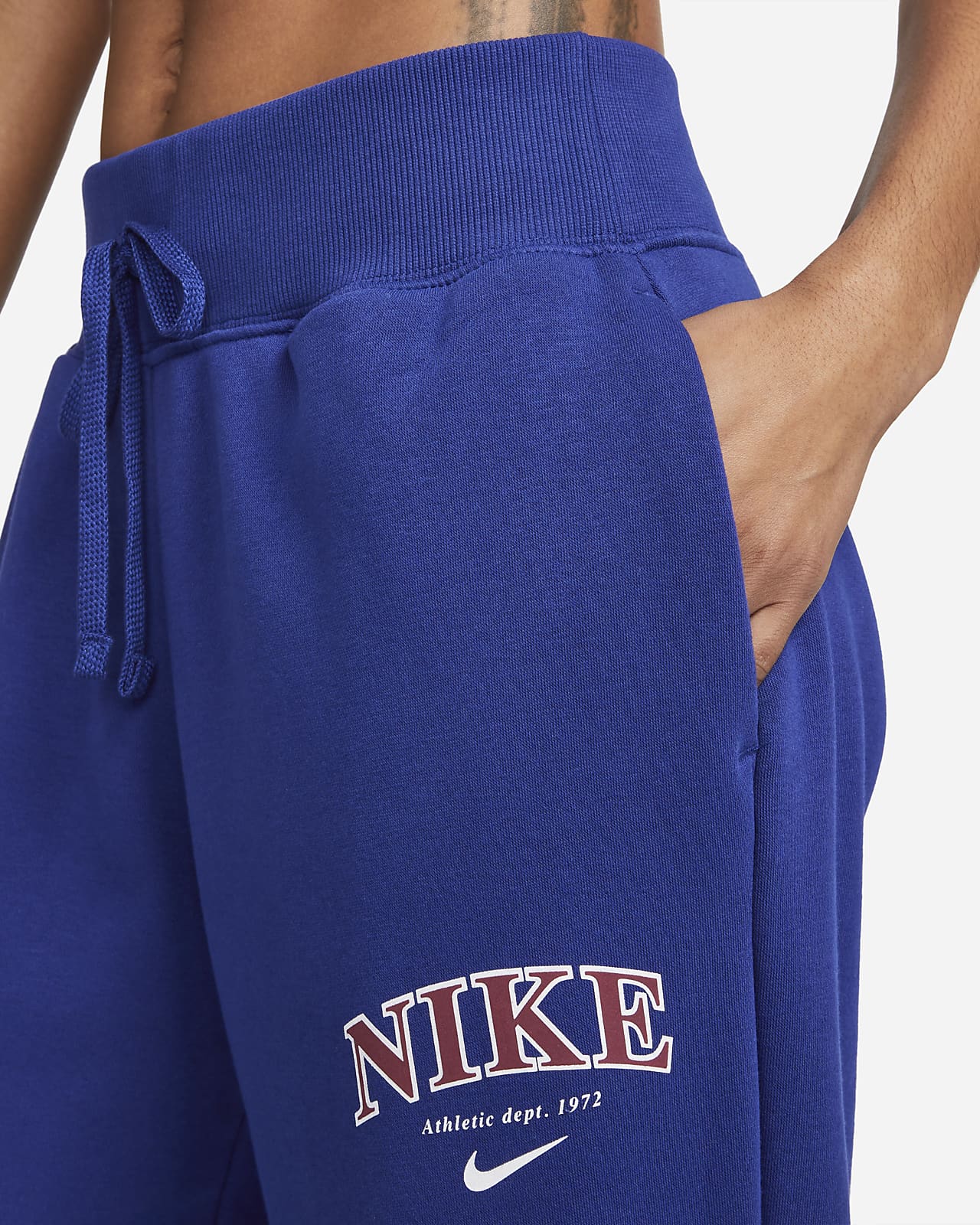 Nike Sportswear Phoenix Fleece Oversized joggingbroek met hoge taille voor dames. Nike NL