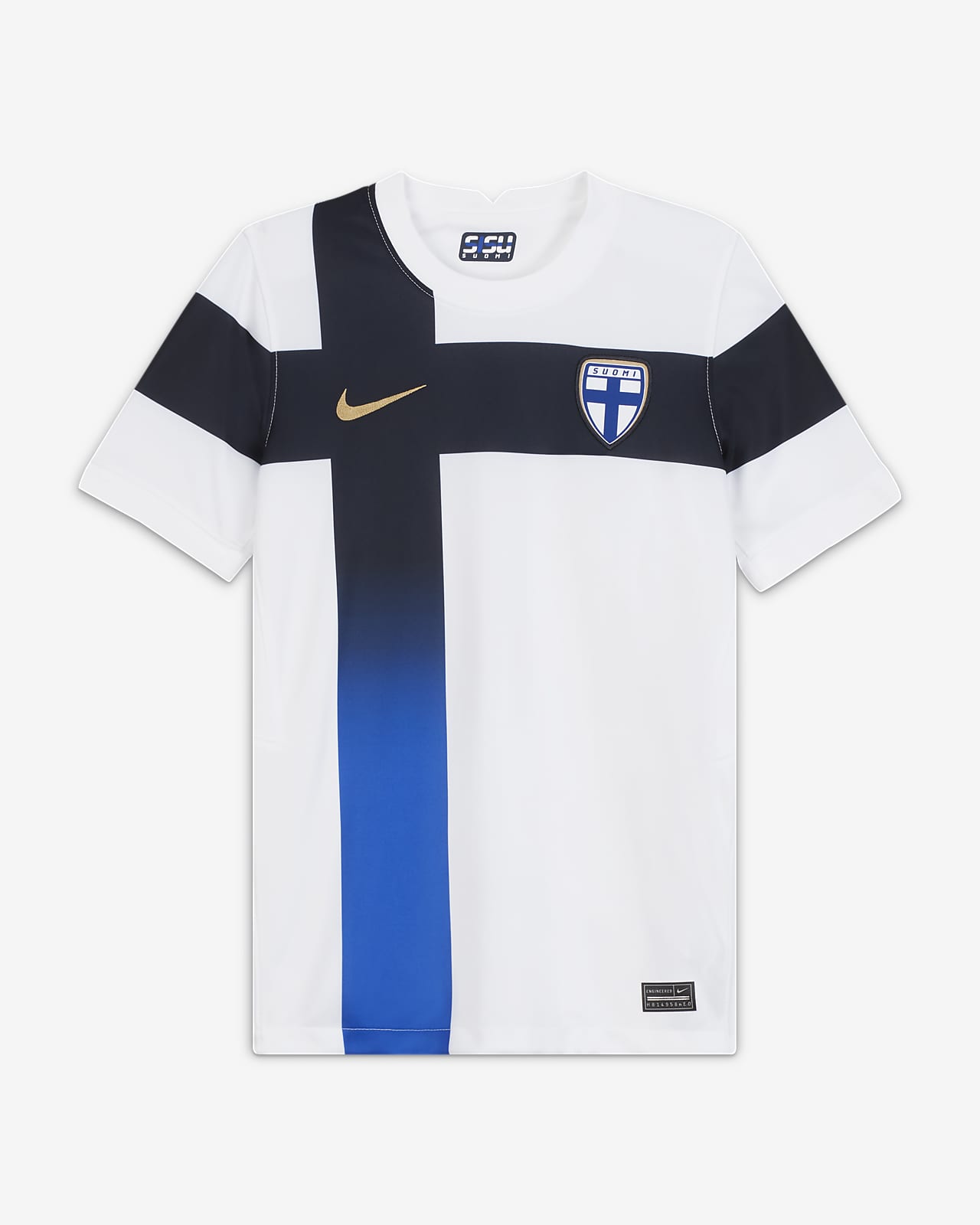 Fotbollströja Finland 2020 Stadium (hemmaställ) för ungdom Fotbollströja Finland 2020 Stadium (hemmaställ) för ungdom