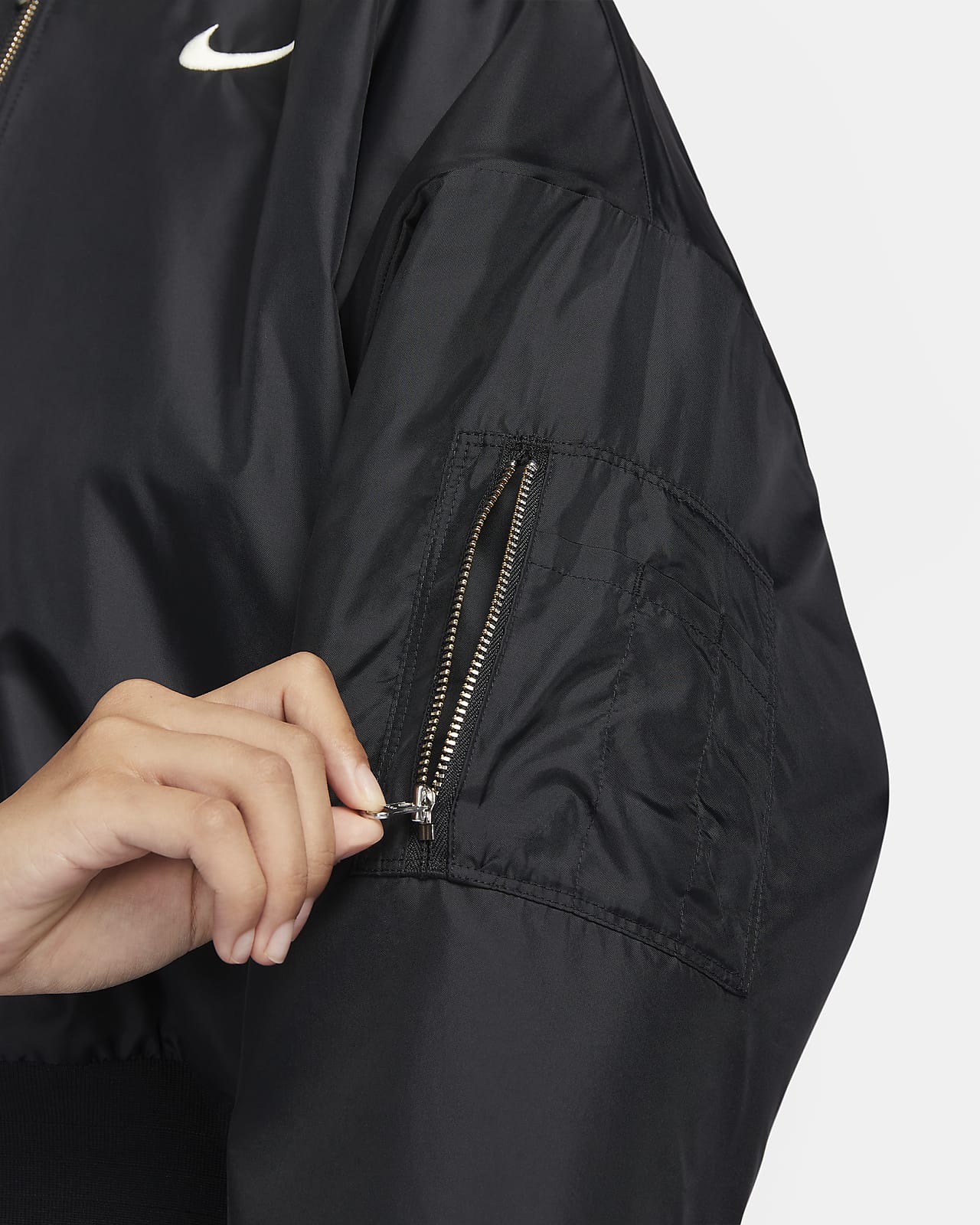 Nike bomber jacket online reversible