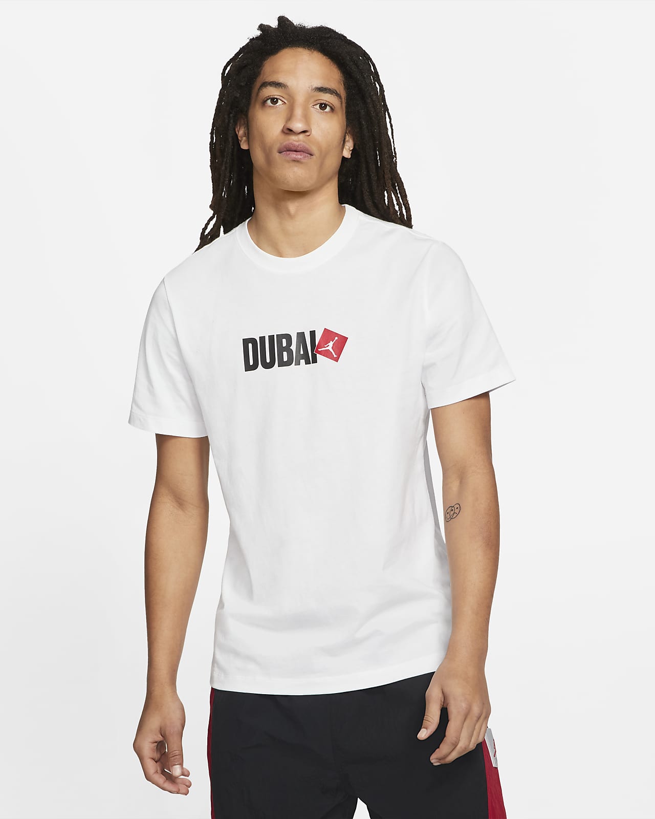 NIKE AIR JORDAN JUMPMAN CLASSICS CREW TEE WHITE voor €35,00 | Basketzone.net