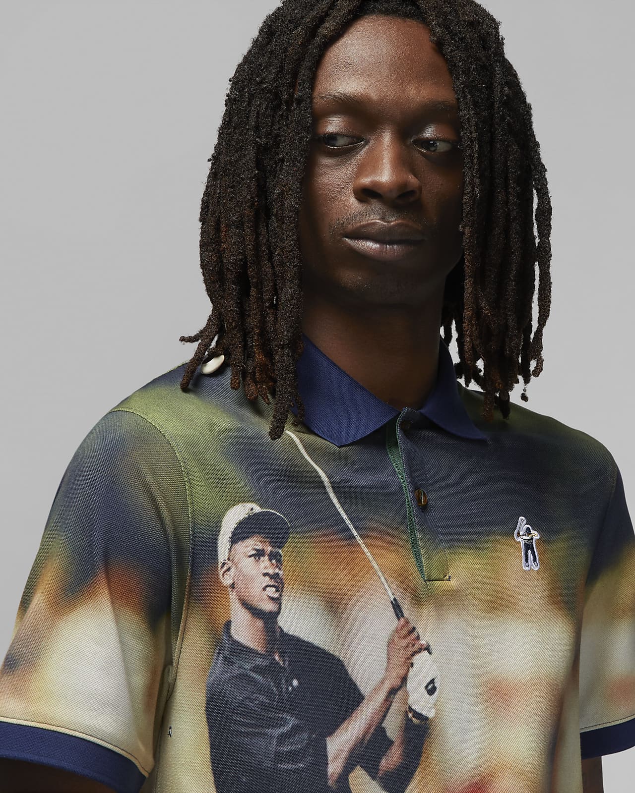 Nike Jordan Eastside Golf All-Over Printed Polo Shirt Multicolor ...