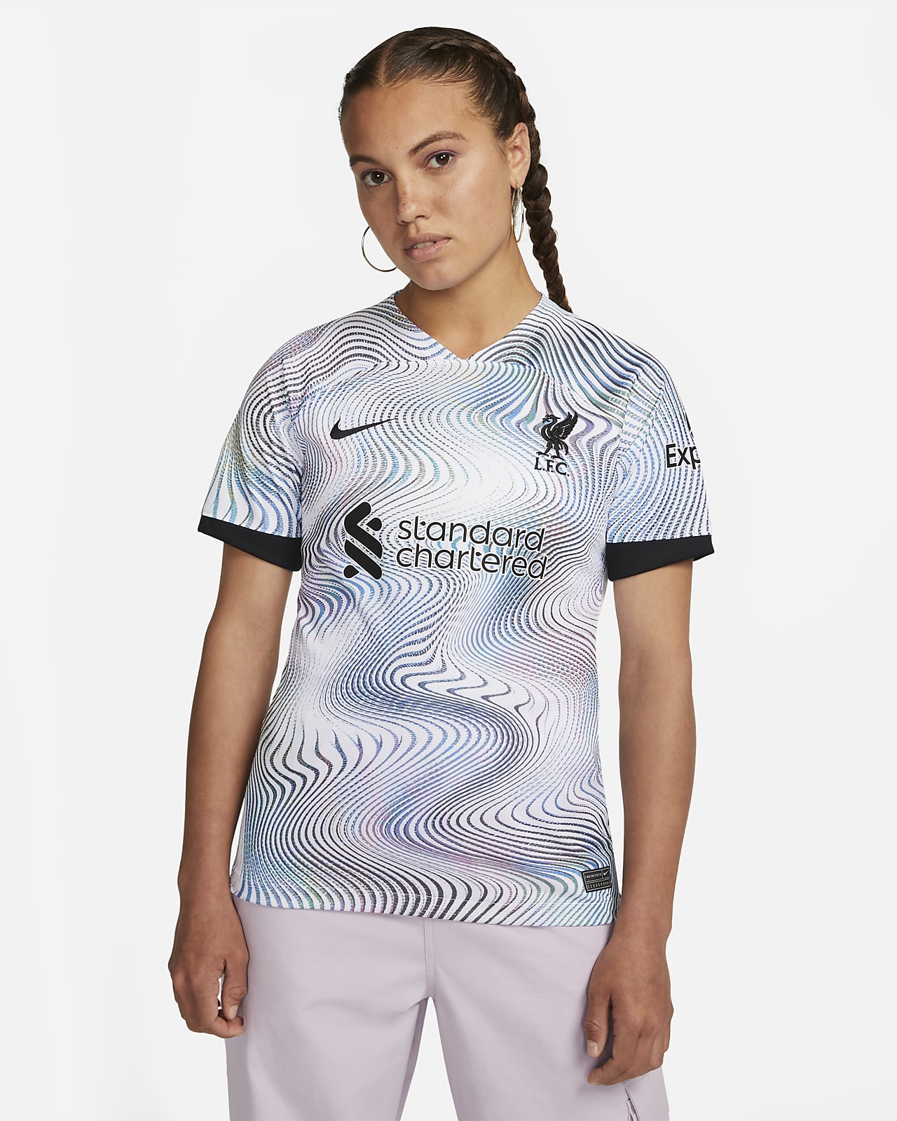 เสื้อแข่งฟุตบอลผู้หญิง Nike Dri-FIT Liverpool FC 2022/23 Stadium Away