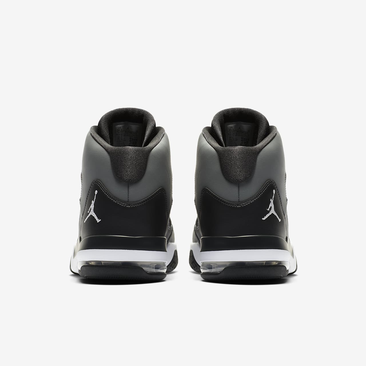 jordan max aura grey men's shoe