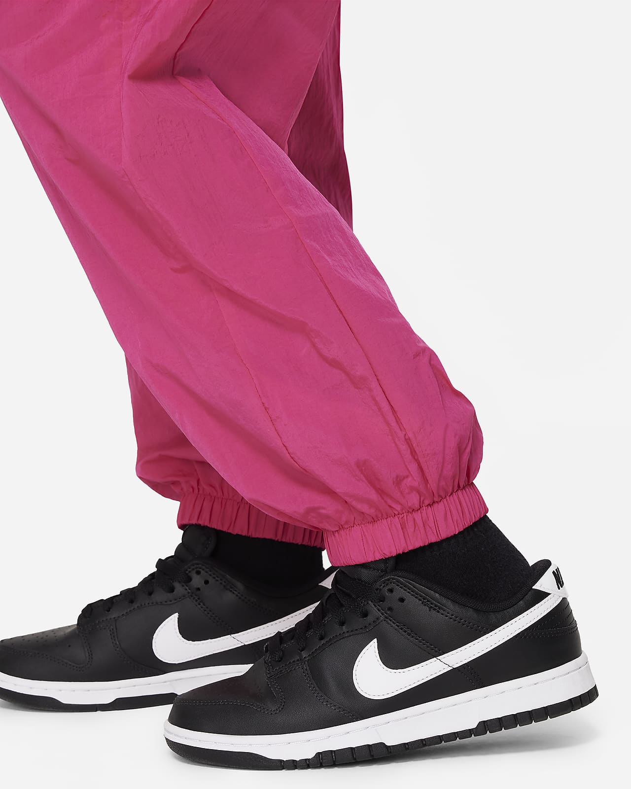 Nike Sportswear Big Swoosh Woven Pants (Asia Sizing)Black/White
