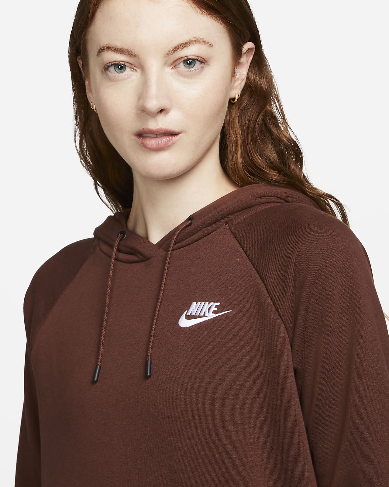 Nike Sportswear Essential Women's Fleece Pullover Hoodie. Nike SK
