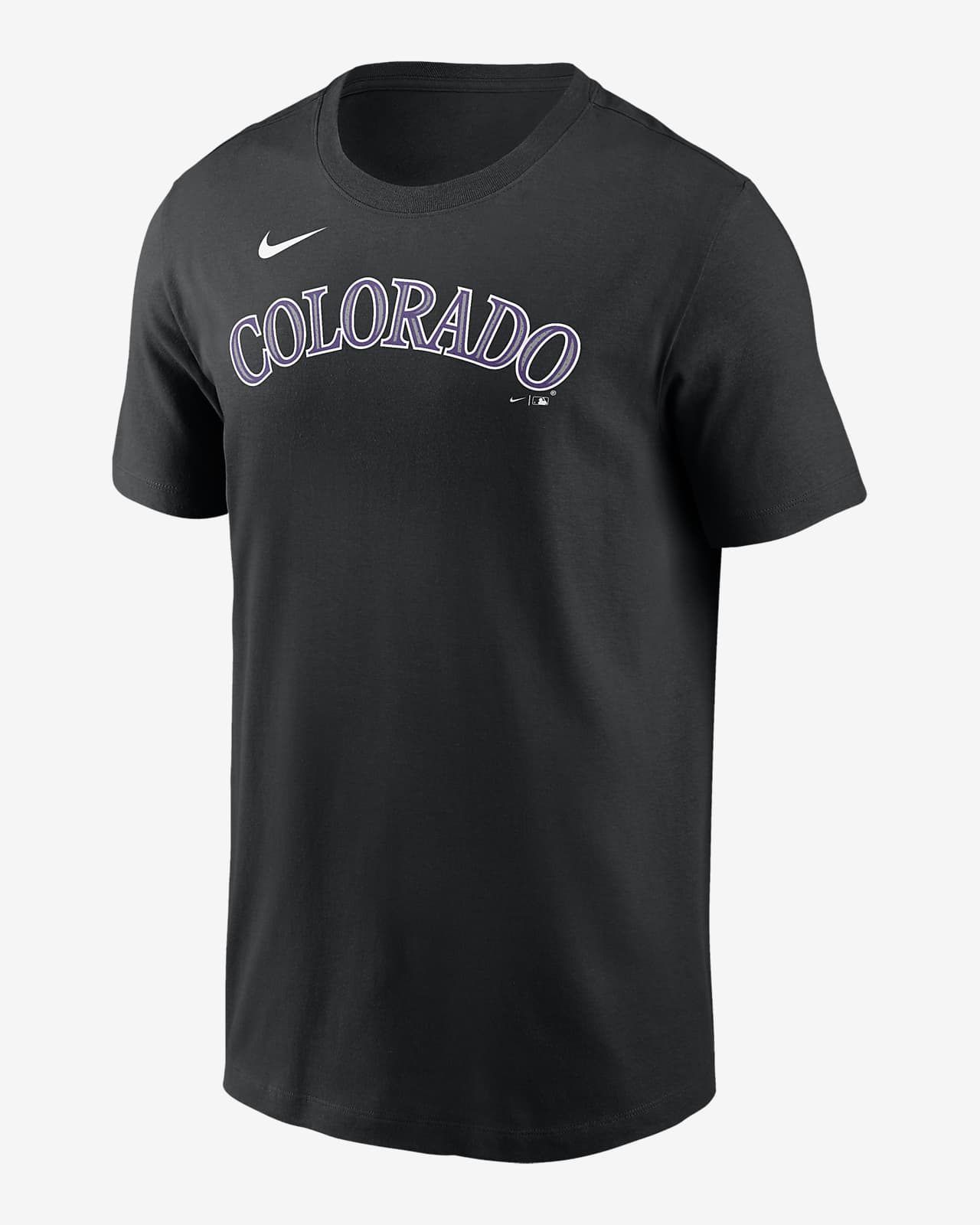 Colorado Rockies Fuse Wordmark Men's Nike MLB T-Shirt