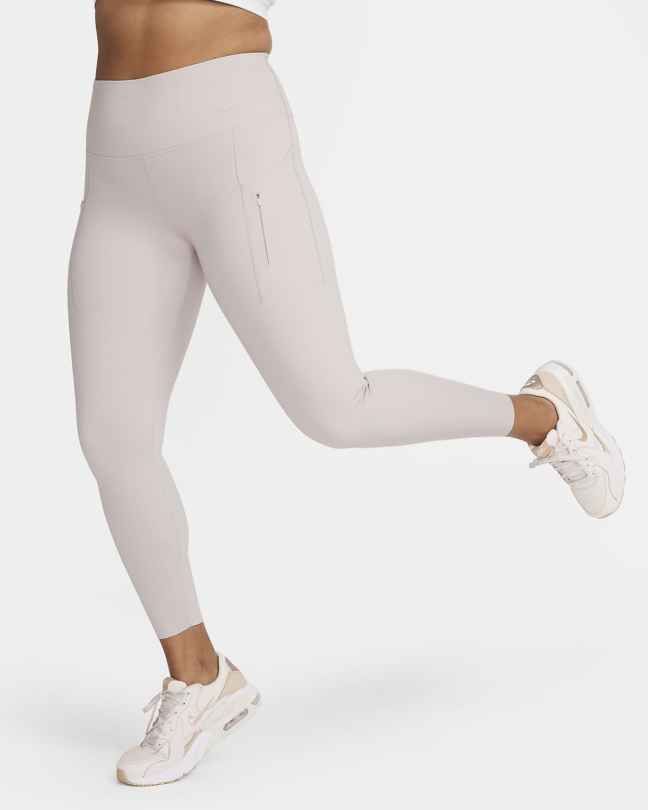 Nike Go Women's Therma-FIT High-Waisted 7/8 Leggings with Pockets. Nike LU