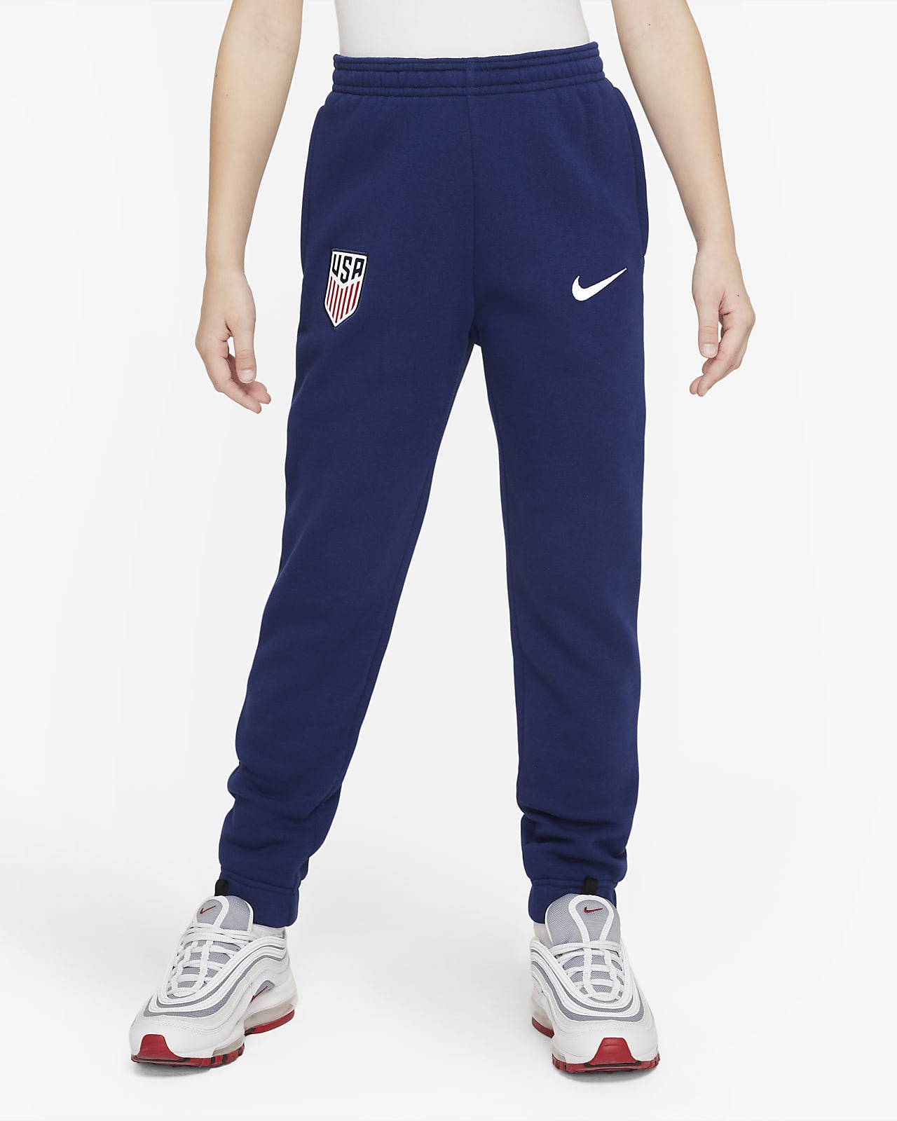 Pants de fútbol tejido Fleece Nike para niños talla grande EE. UU..