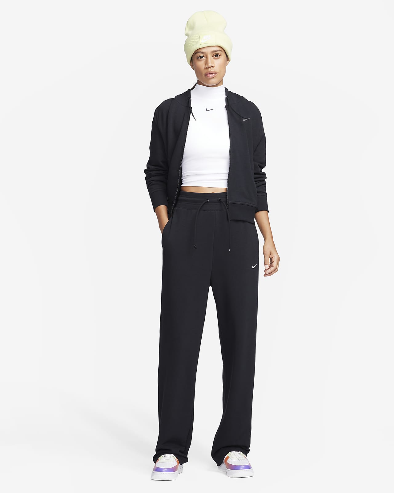 Nike Sportswear Modern Fleece Women's High-Waisted French Terry Pants.