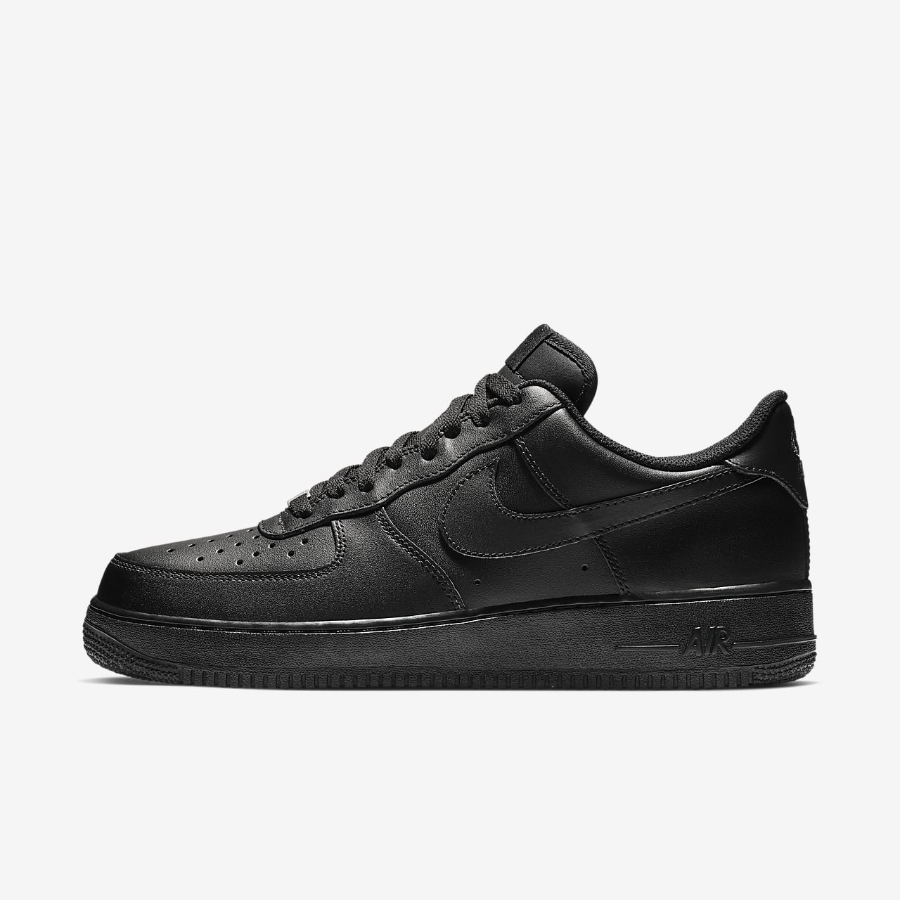 nike air force 1 07 mens black and white