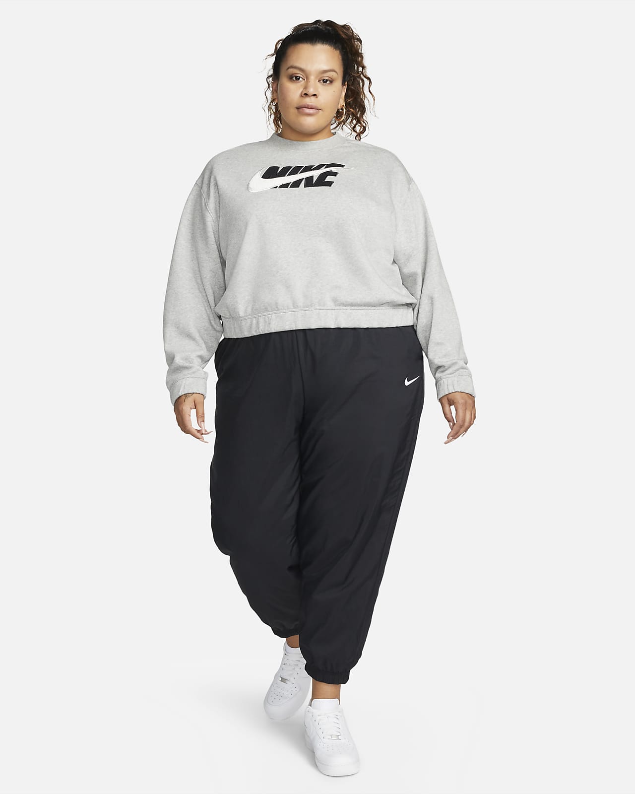 nike sportswear icon clash women's fleece crew
