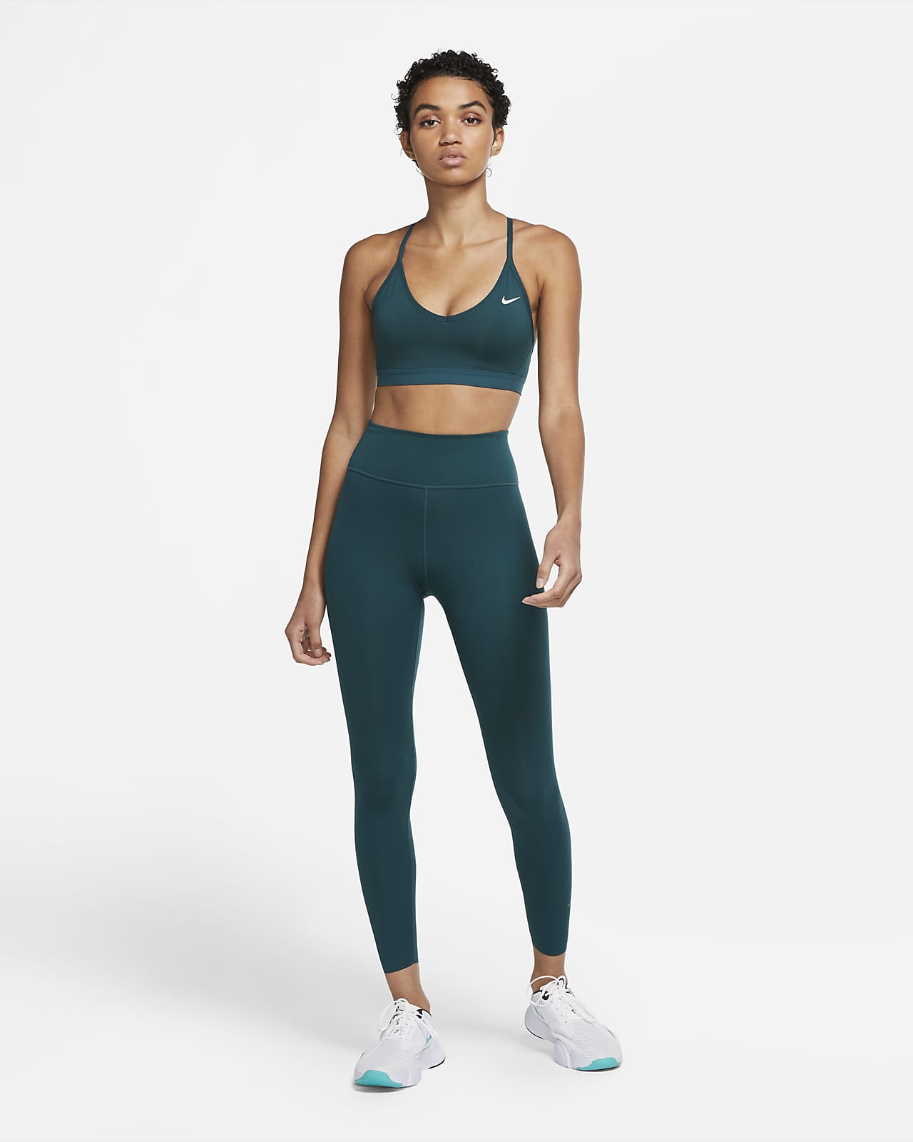 nike tights and sports bra