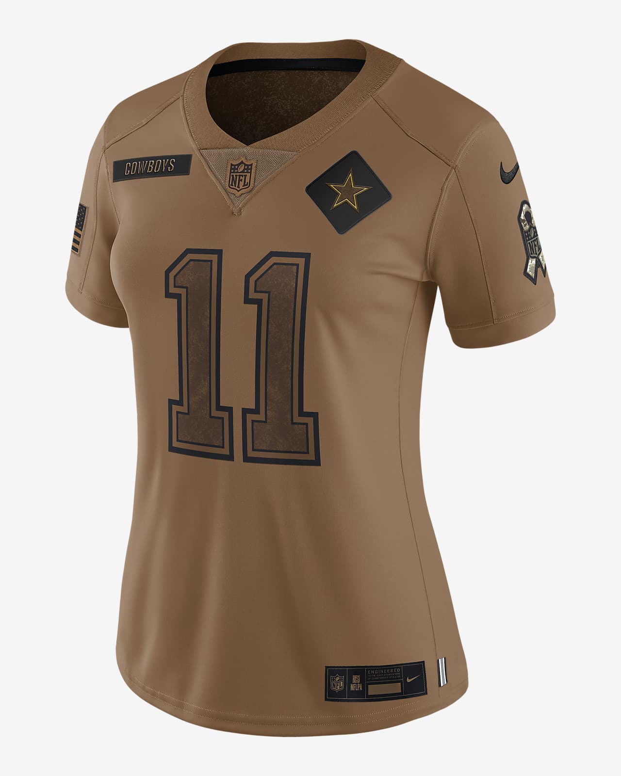 Nike Philadelphia Eagles No65 Lane Johnson Camo Women's Stitched NFL Limited 2018 Salute to Service Jersey
