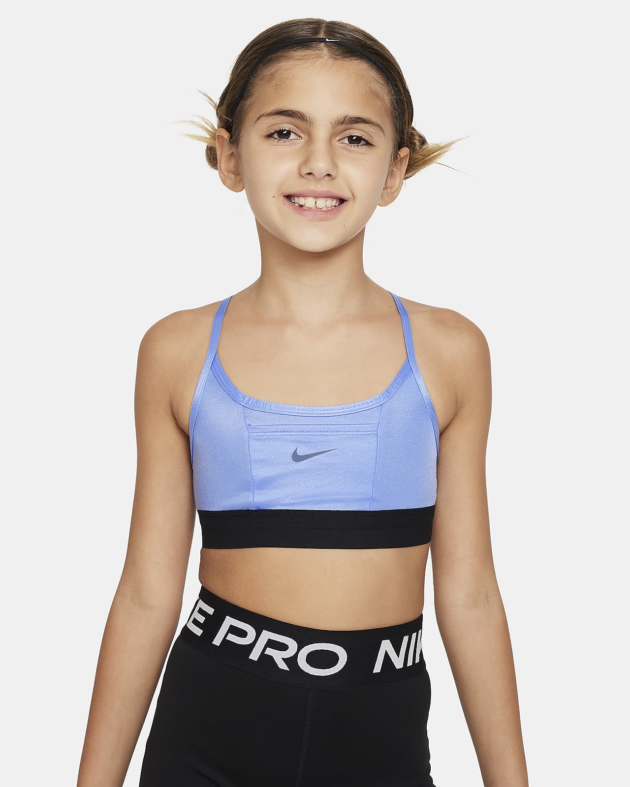 NIKE Pro Girls Sports Bra Size S  Girls sports bras, Sports bra