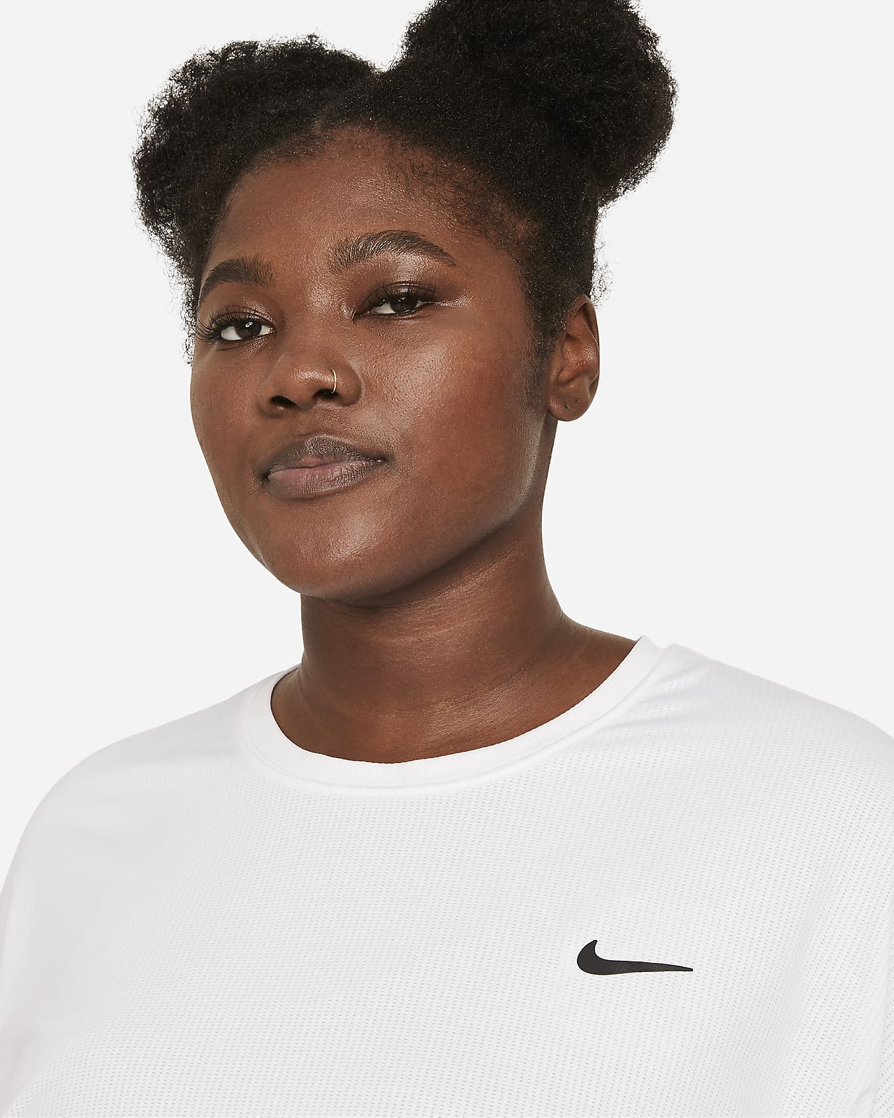 Nikecourt Dri Fit Victory Womens Short Sleeve Tennis Top Plus Size Nike Nl 9633