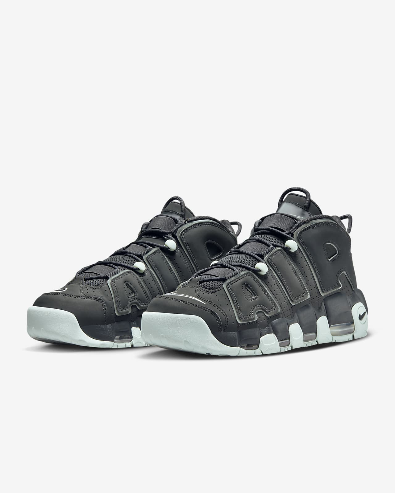 Nike air more uptempo 96 hot sale black white