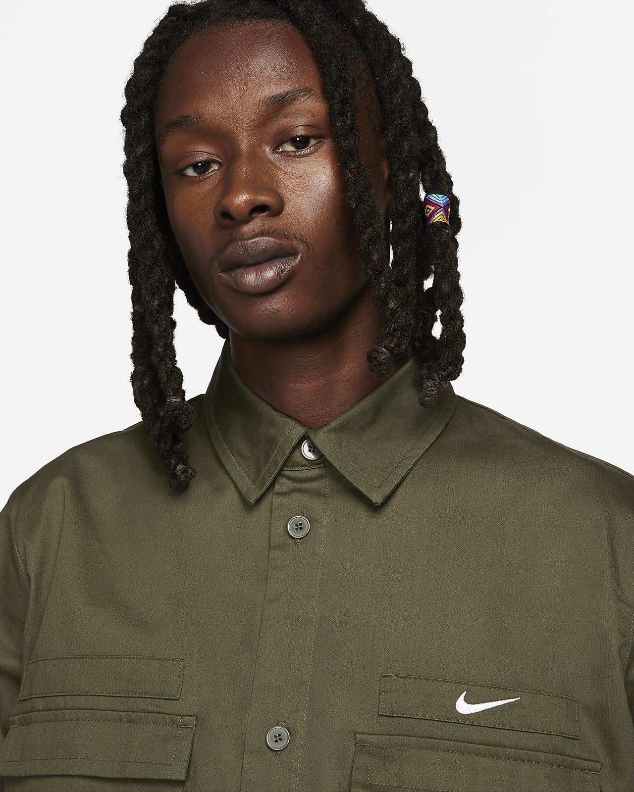 Camisa militar hotsell manga corta