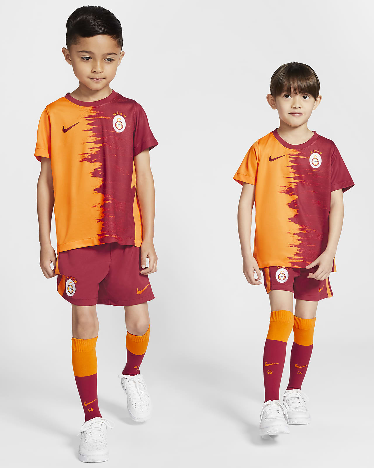 Galatasaray 2020/21 Thuis Voetbaltenue voor kids. Nike BE