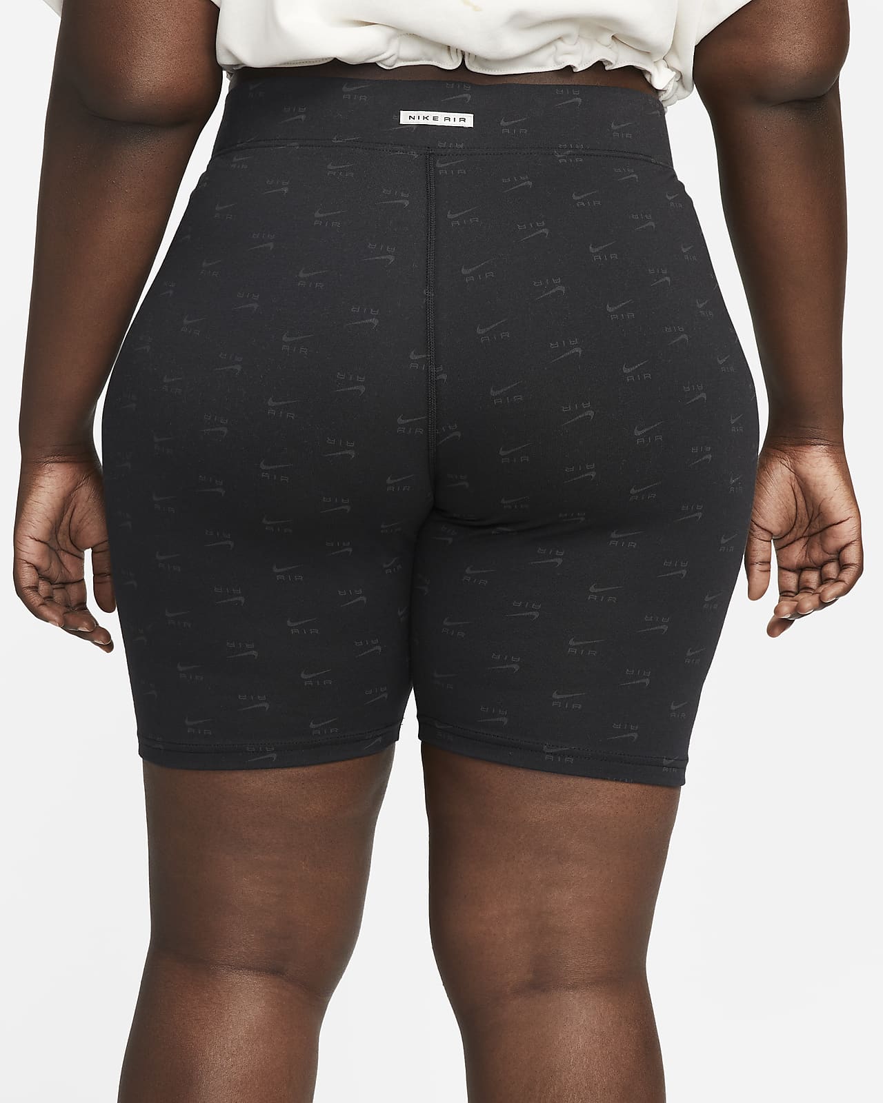 women's high rise bike shorts