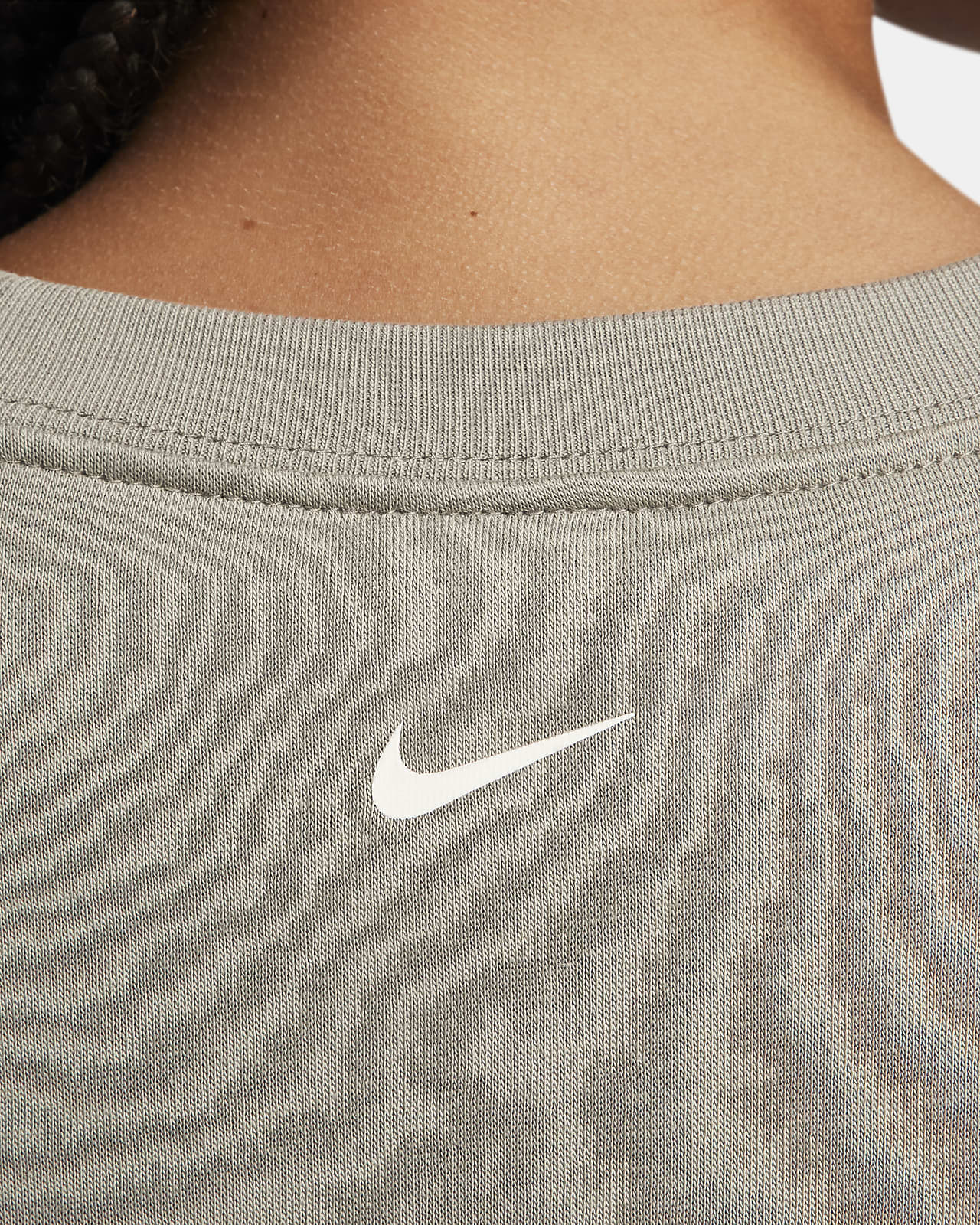 Nike oversized shirt dames cheap