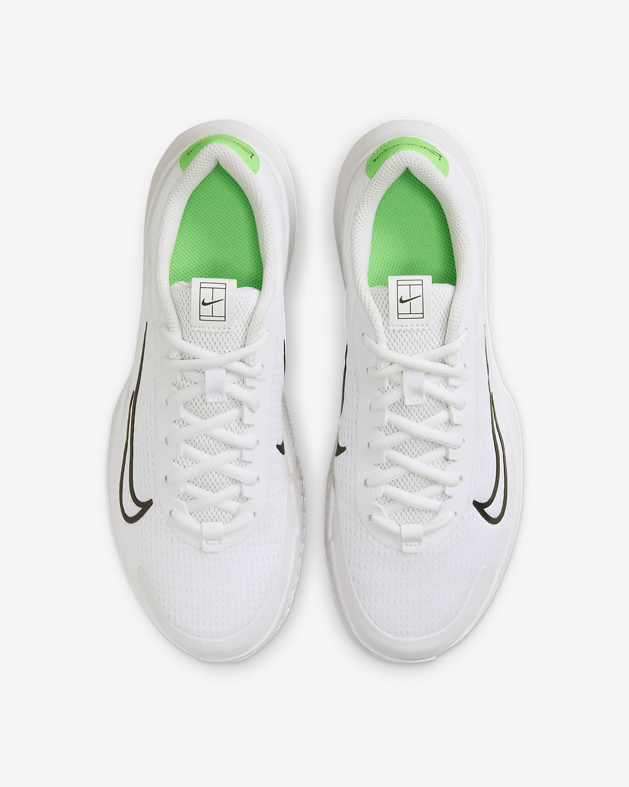 Nike Vapor Lite 2 Women's Tennis Shoe (White/Metalic Silver) 