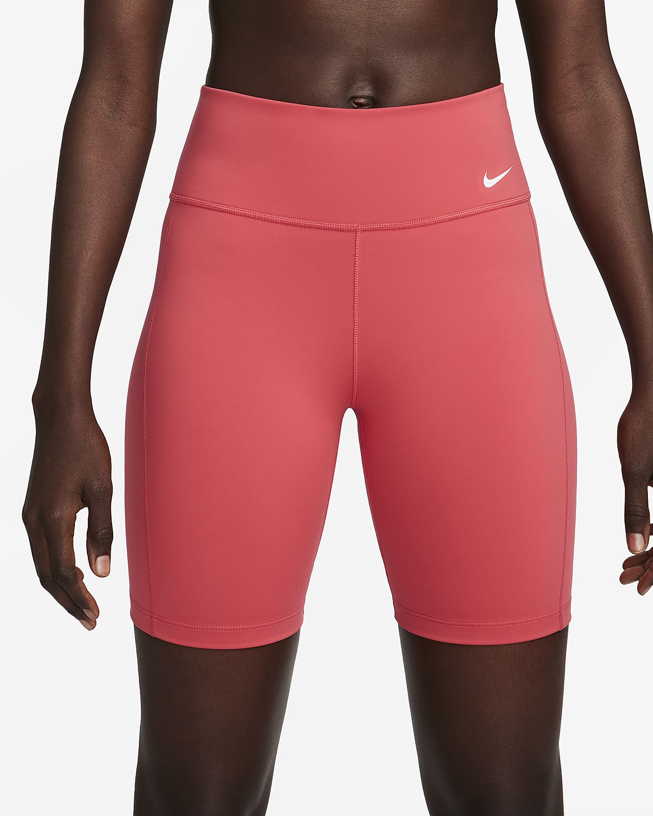 red nike biker shorts women's