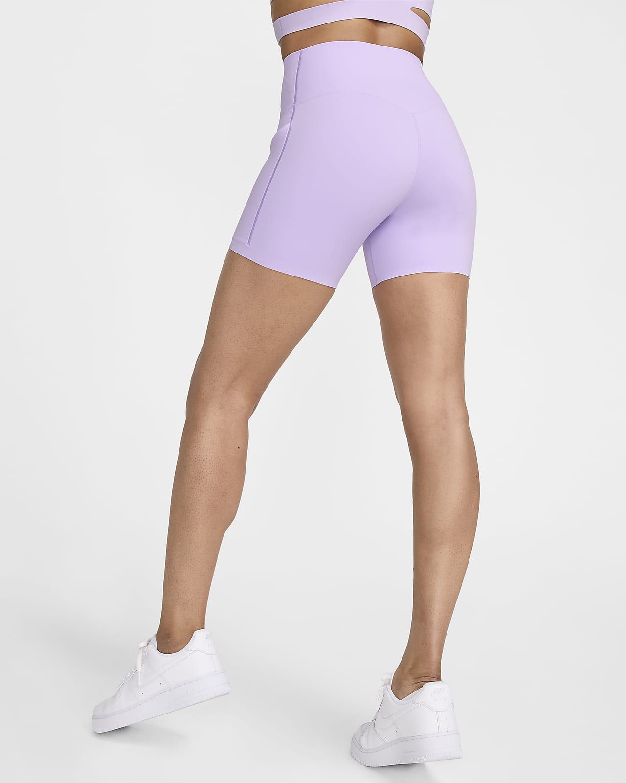 Nike Universa Women's Medium-Support Mid-Rise 20cm (approx.) Biker Shorts  with Pockets. Nike AU