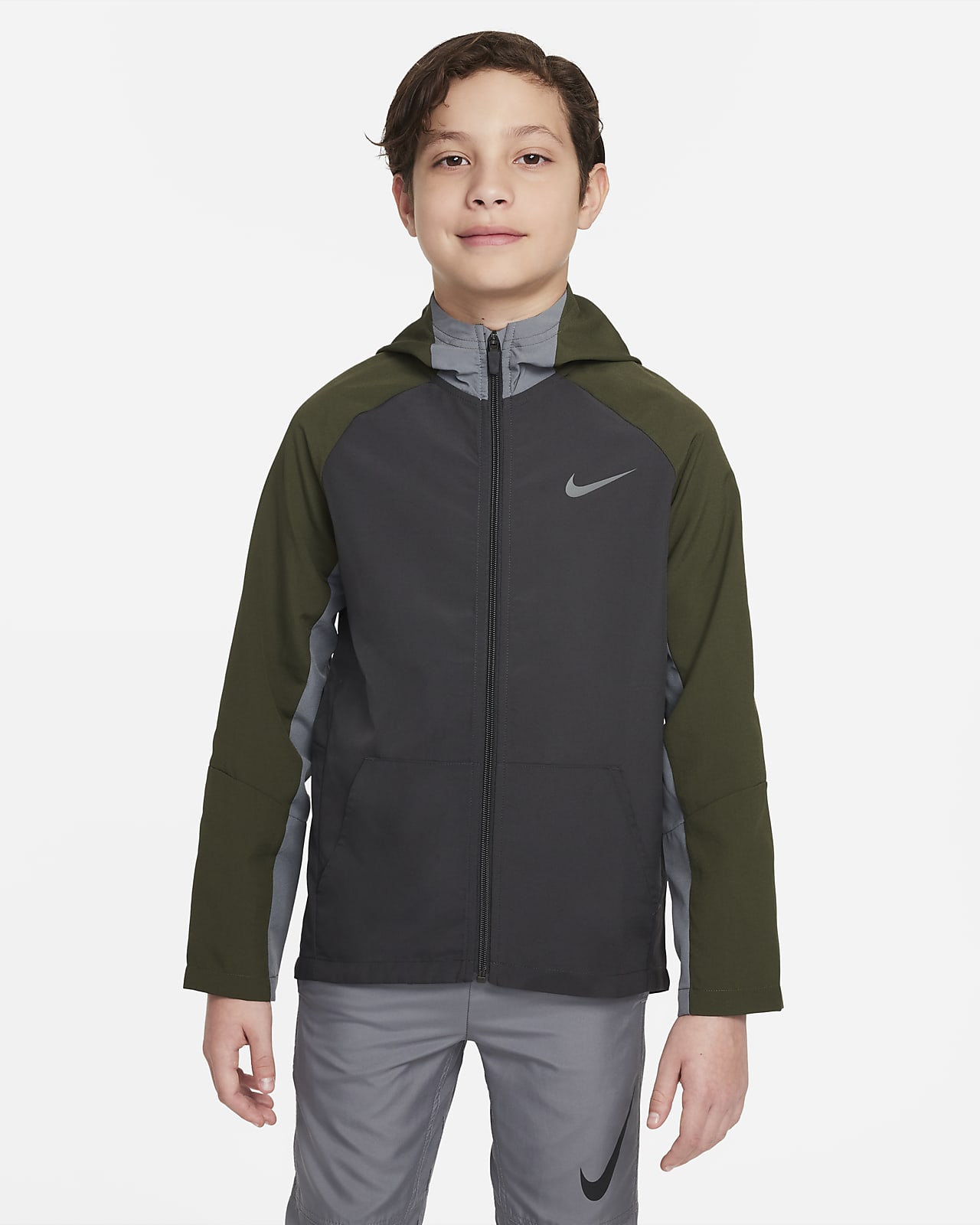 Nike Dri-FIT Older Kids' Woven Jacket. Nike ID