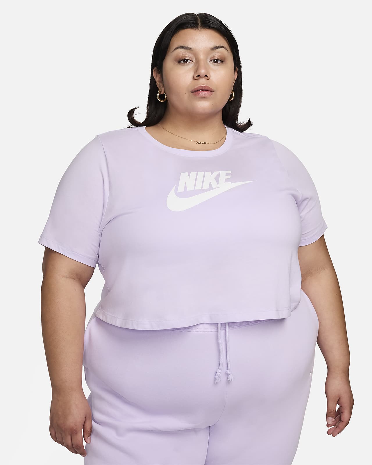 Playera con logotipo cropped para mujer (talla grande) Nike Sportswear Essential