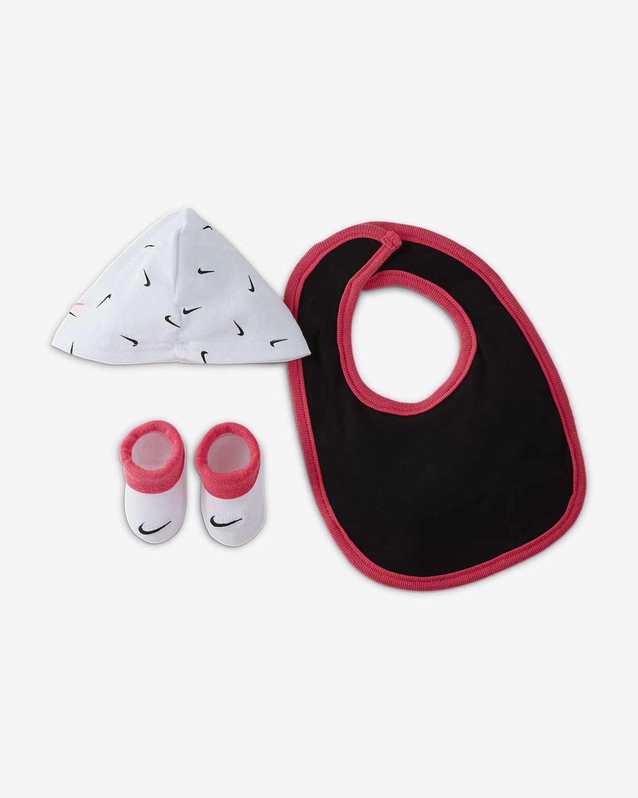 Nike Baby (0-12M) Hat, Bib and Booties 