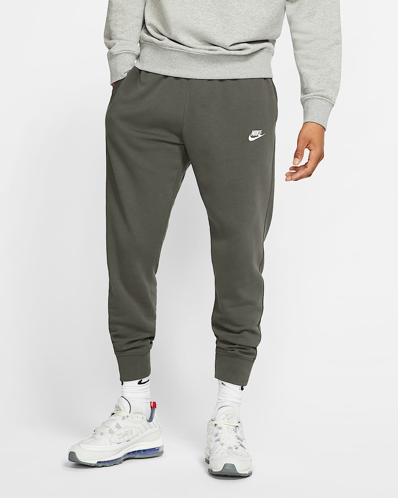 nike air fleece joggers mens