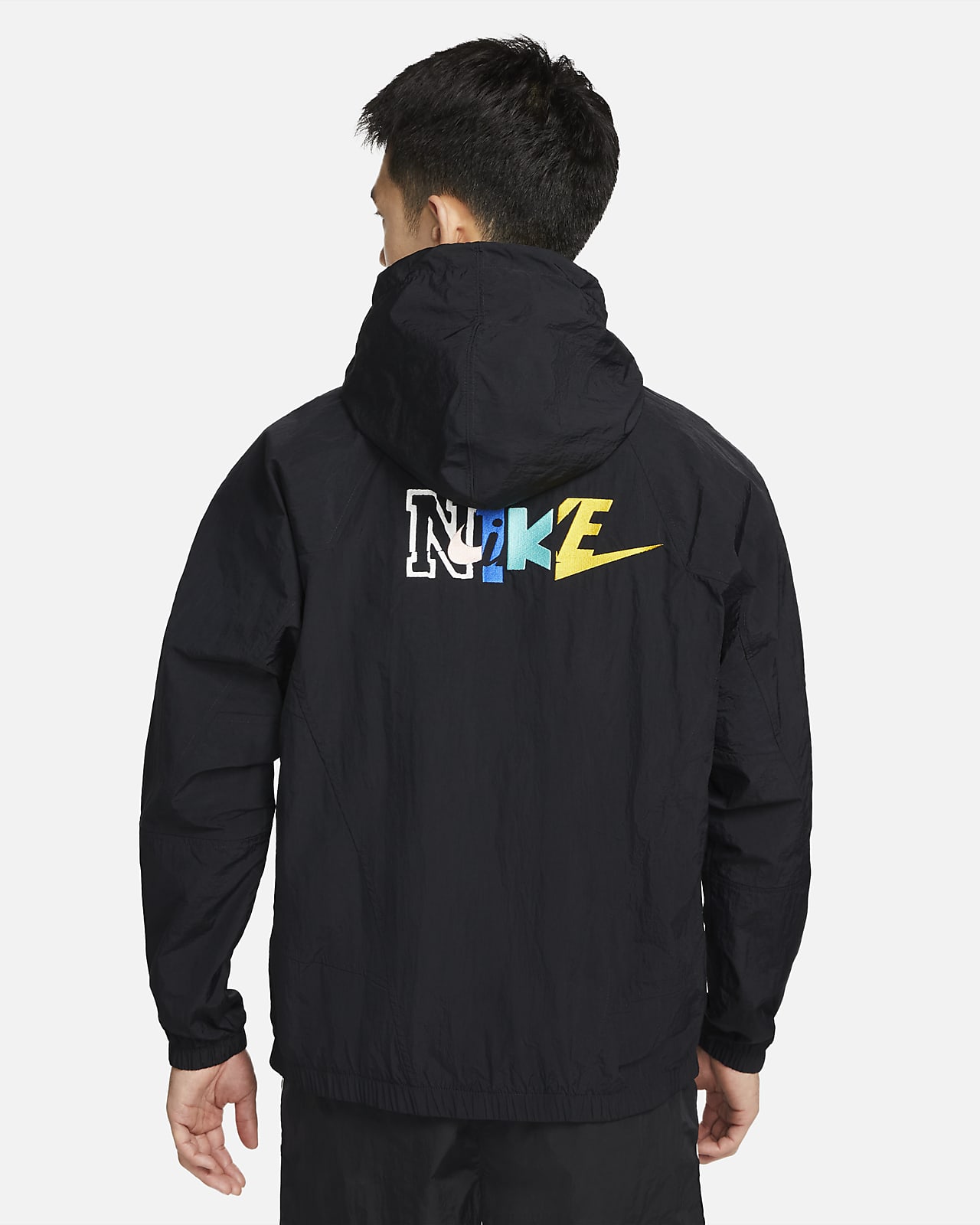 nike men's woven jacket