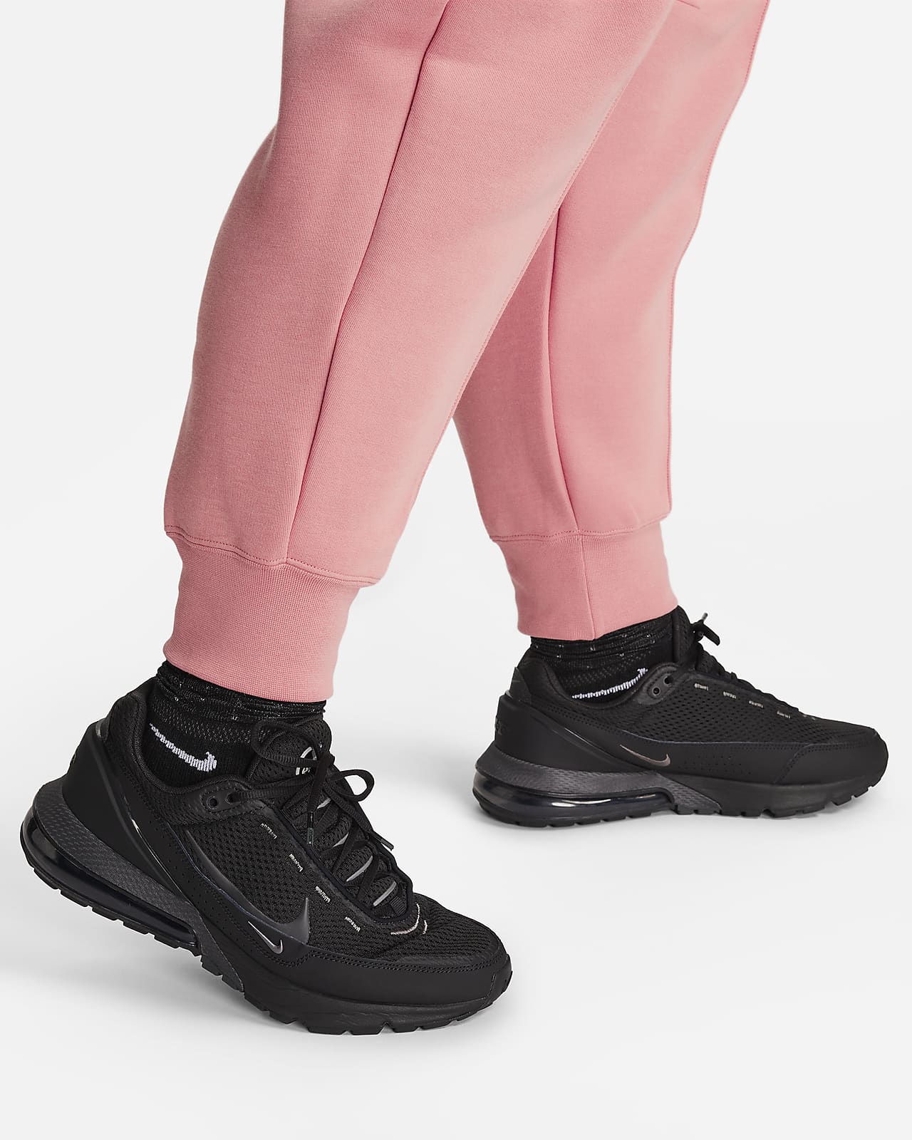 Nike Sportswear Women's Tech Fleece Joggers Pink Oxford/Black - FW22 - US